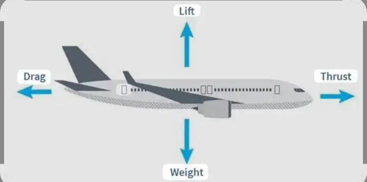 Four forces of light Four forces of flight