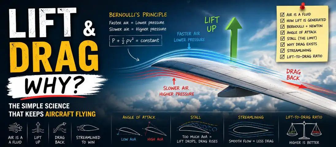 Lift and drag: Why?